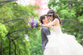 ヴェラウォン ヘイリーで撮影・丸の内・東京タワーナイトロケーションフォト