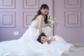 お子様と家族ウェディングフォト