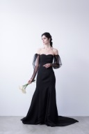 新入荷・ブラックマーメイドドレス