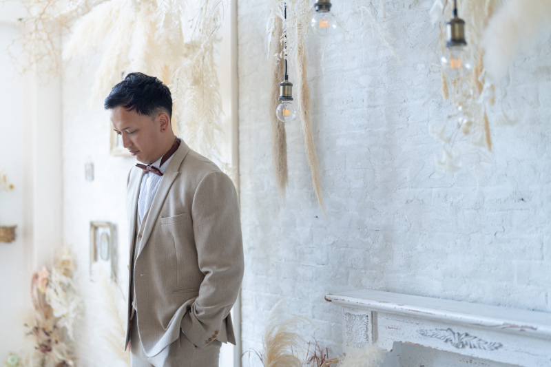 ご新郎様ソロショット