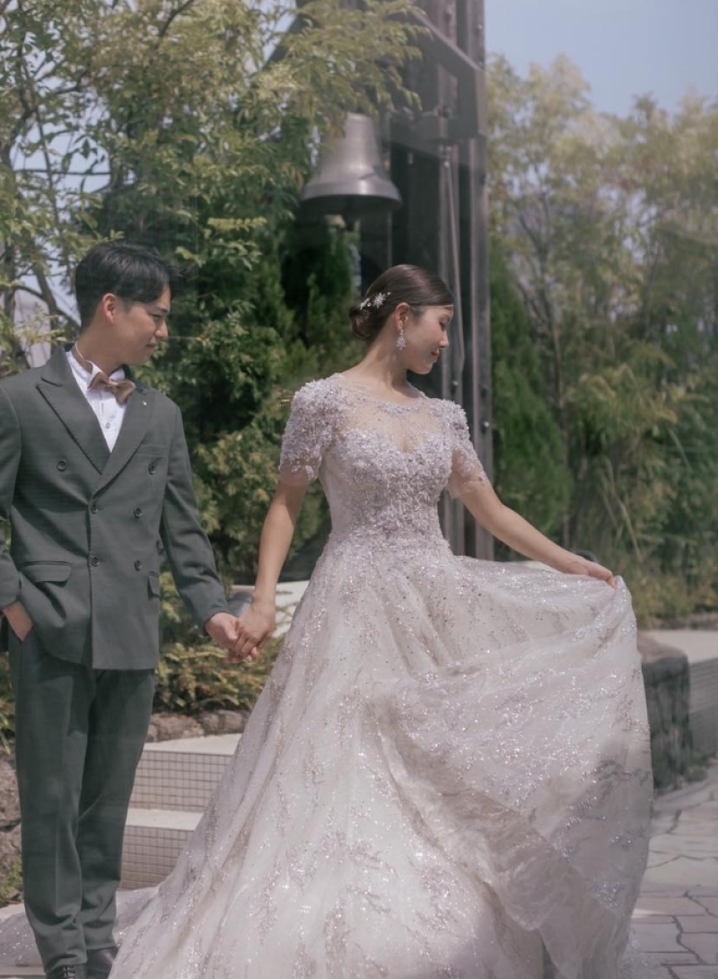 ♡韓国ドレスでチャペルフォト♡