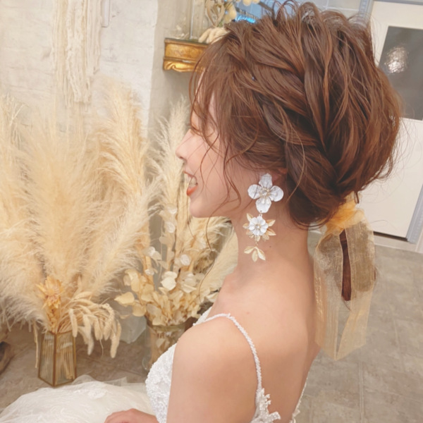 ヘアアレンジ 公園でのフォトなどにおすすめ