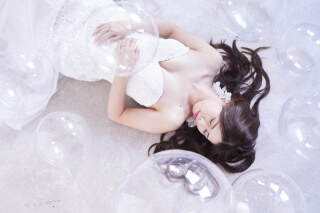 スタジオ撮影・バルーンソロウェディング