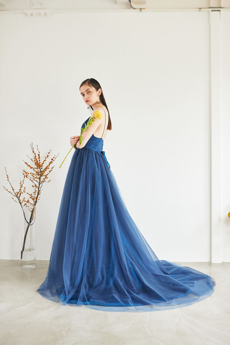 ロイヤルブルーのドレス