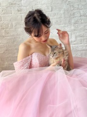 猫ちゃんとスタジオフォト