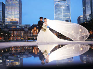 丸の内マジックアワーからナイトロケーションフォト・東京都&rarr;和田倉門