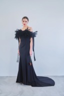 ブラックマーメイドドレス