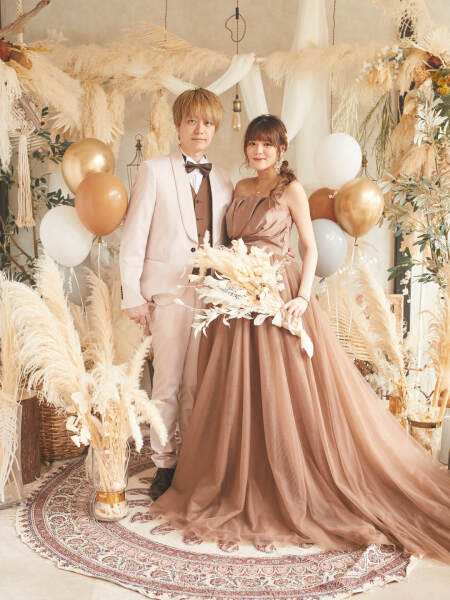  スタジオ撮影・バルーン付きマタニティ衣装＆ドレスフォト②