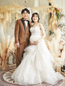 マタニティフォトとウエディングフォトを同時に