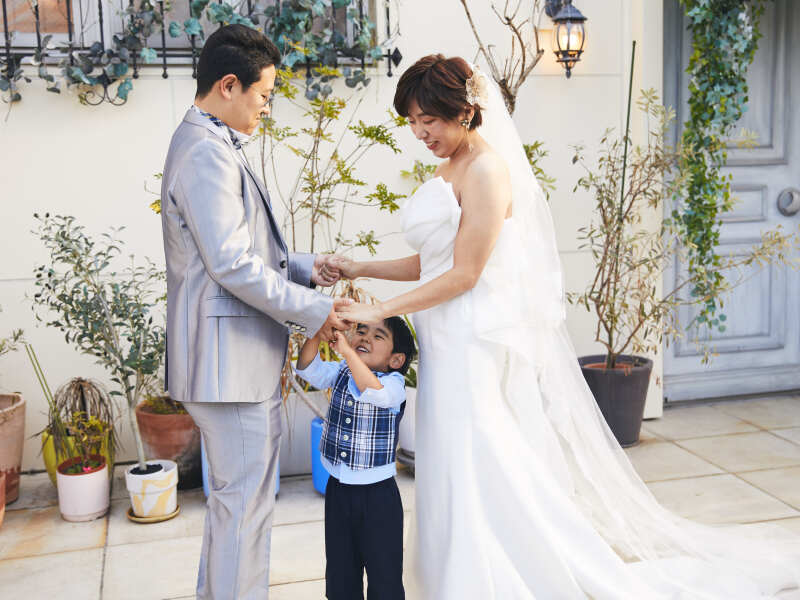 お子様とのお茶目ショット