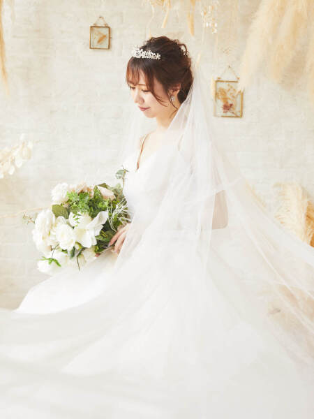 スタジオ撮影・ワンチャンと一緒にウェディングフォト②
