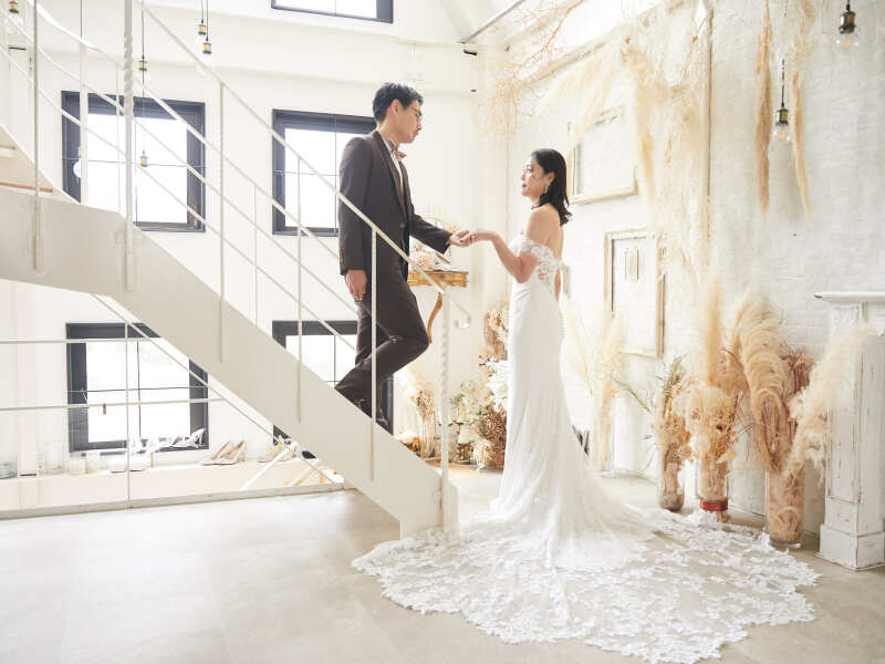 スタジオ ペットウェディングフォト