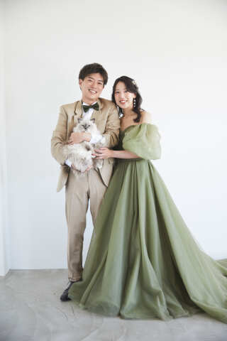 スタジオペットとウエディングフォト