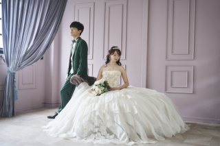 スタジオ　2着ウエディングフォト