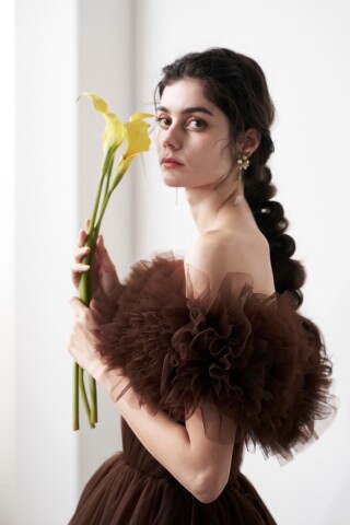 ダークブラウンドレス