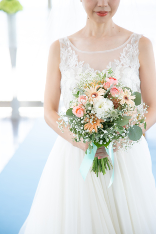 生花のブーケ・ブートニアで特別なフォトウエディング❁