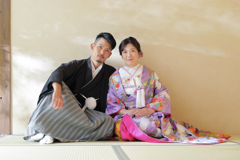 屋内庭園スタジオと私服撮影