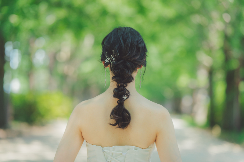 洋装ヘアスタイル