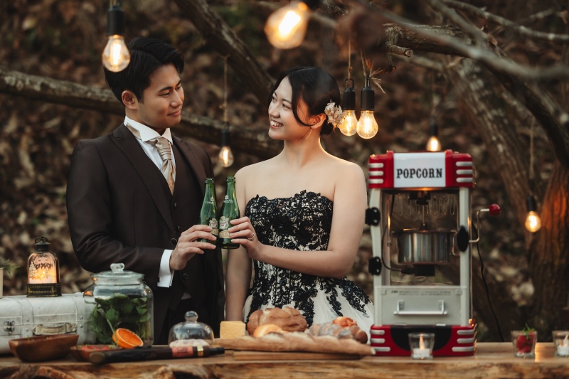 冬のグランピング撮影