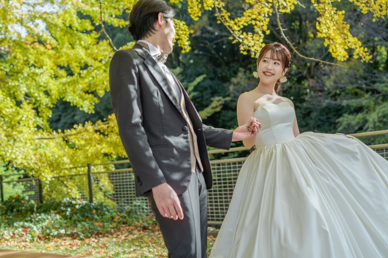 ペットと一緒に撮影