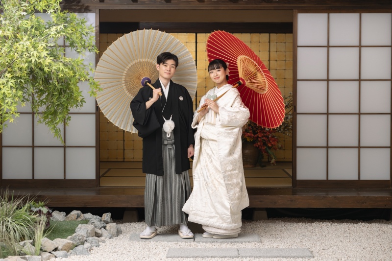 屋内庭園スタジオ撮影