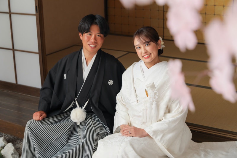 四季を感じられる屋内庭園撮影