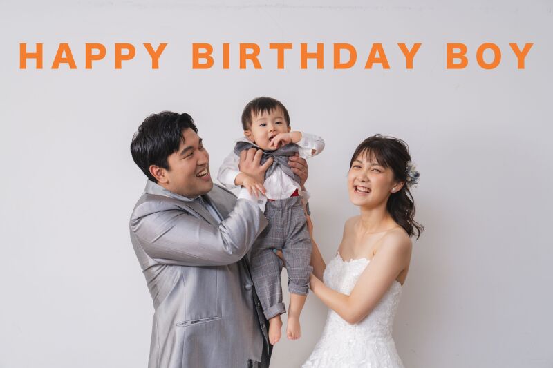 お子様やご家族様とのファミリーフォトウェディング♡