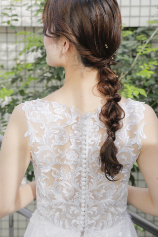 編み下ろしスタイルのご紹介