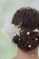 洋装ロケーション　お持ち込み小物との撮影風景