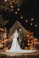 グランピング撮影