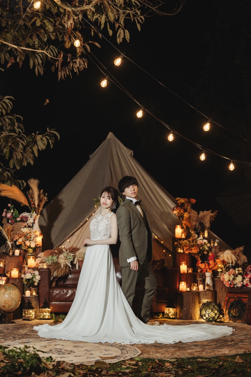 グランピング撮影