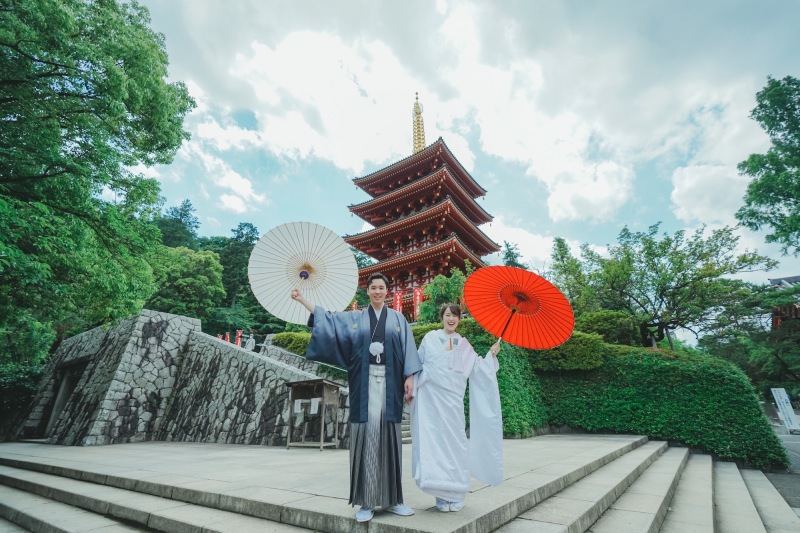 爽やかな新緑の季節　＠高幡不動尊