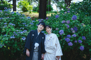 紫陽花ロケ♡