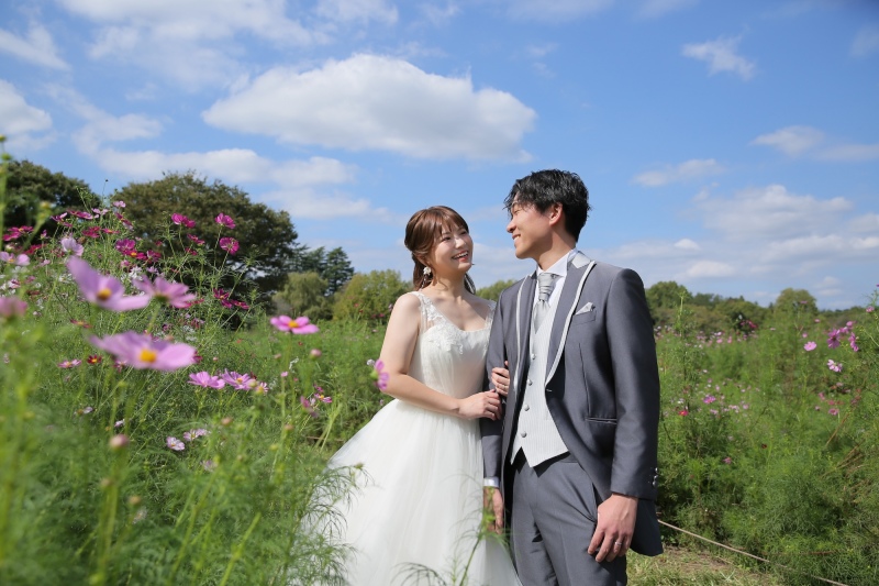 秋晴れの昭和記念公園