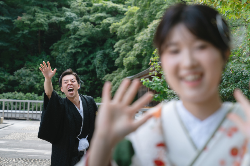 高幡不動尊でロケーション撮影