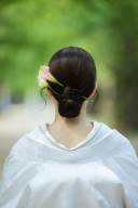 相性バッチリの和装✖️向日葵