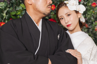 白無垢綿帽子！