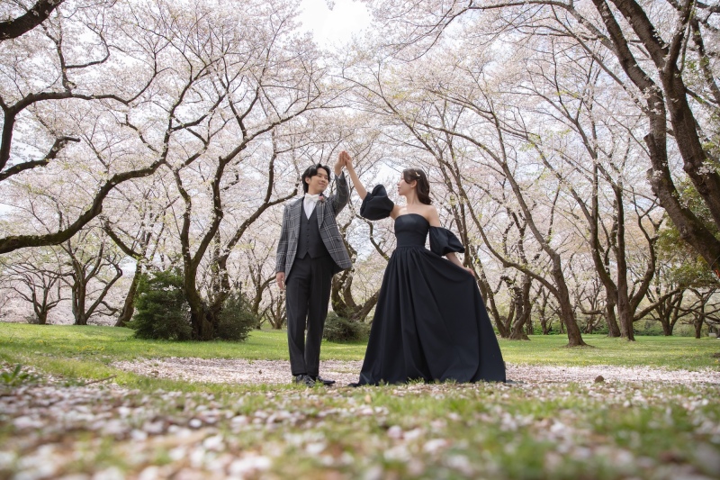 昭和記念公園の桜と菜の花