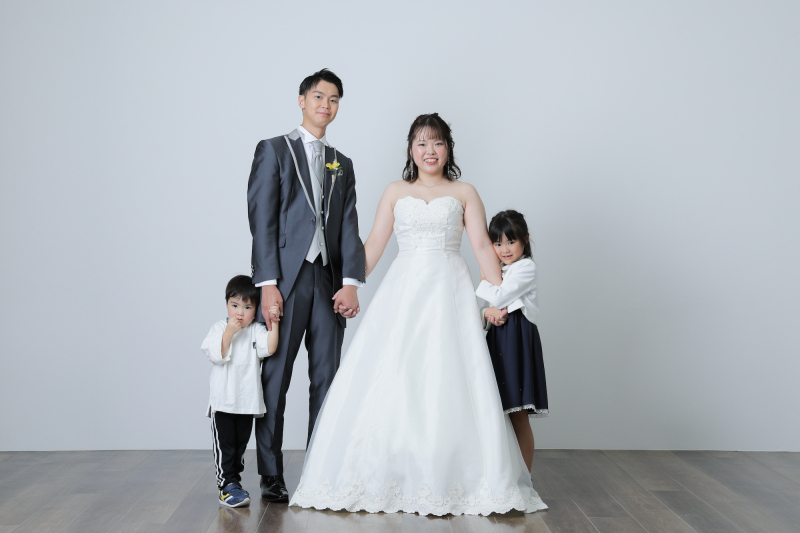 和装&洋装でご家族様撮影!