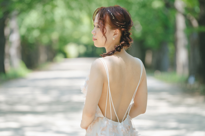 洋装ヘアスタイル