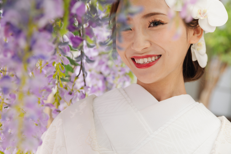 白無垢綿帽子!