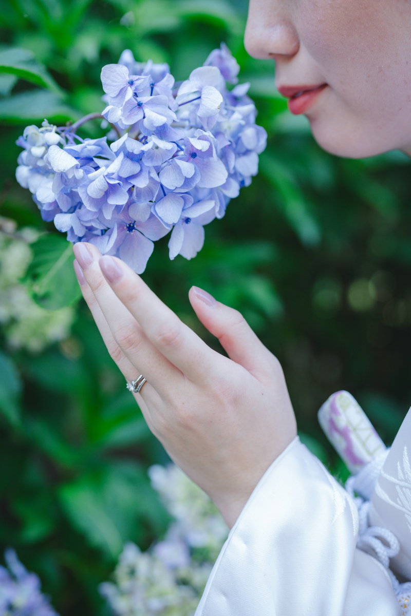 紫陽花ロケ♡