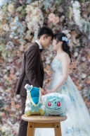 ポケモンと一緒に、笑顔あふれるウェディングフォト♪