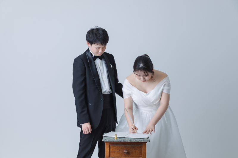 洋装スタジオ撮影