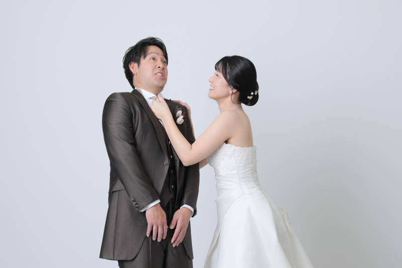 お茶目な新郎さんと大人な新婦さん