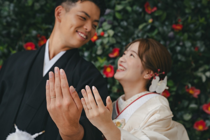 室内で快適◎和装撮影