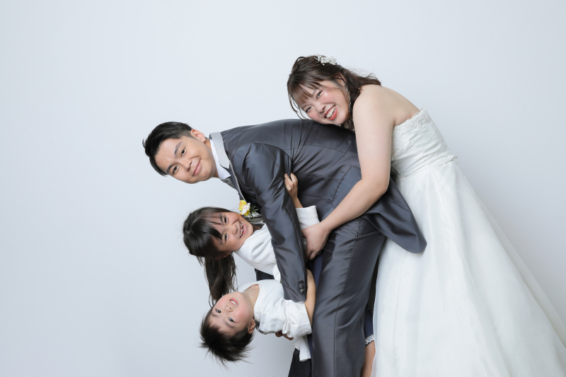 和装&洋装でご家族様撮影!