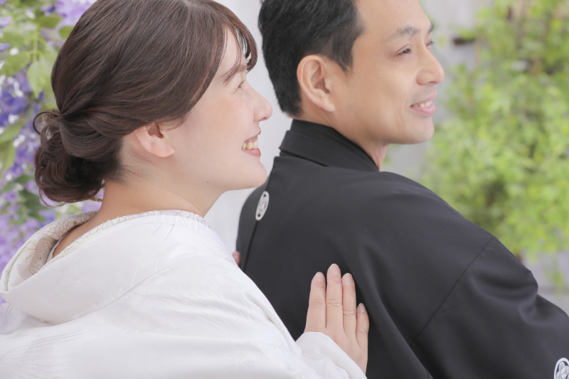 カメラマンヘアメイクW指名で和装の撮影を残しました!