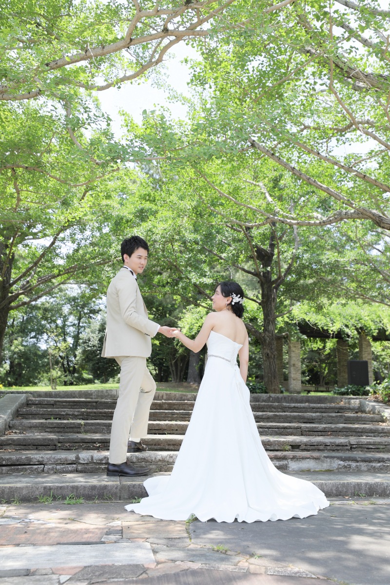 昭和記念公園へ！洋装で紫陽花撮影！