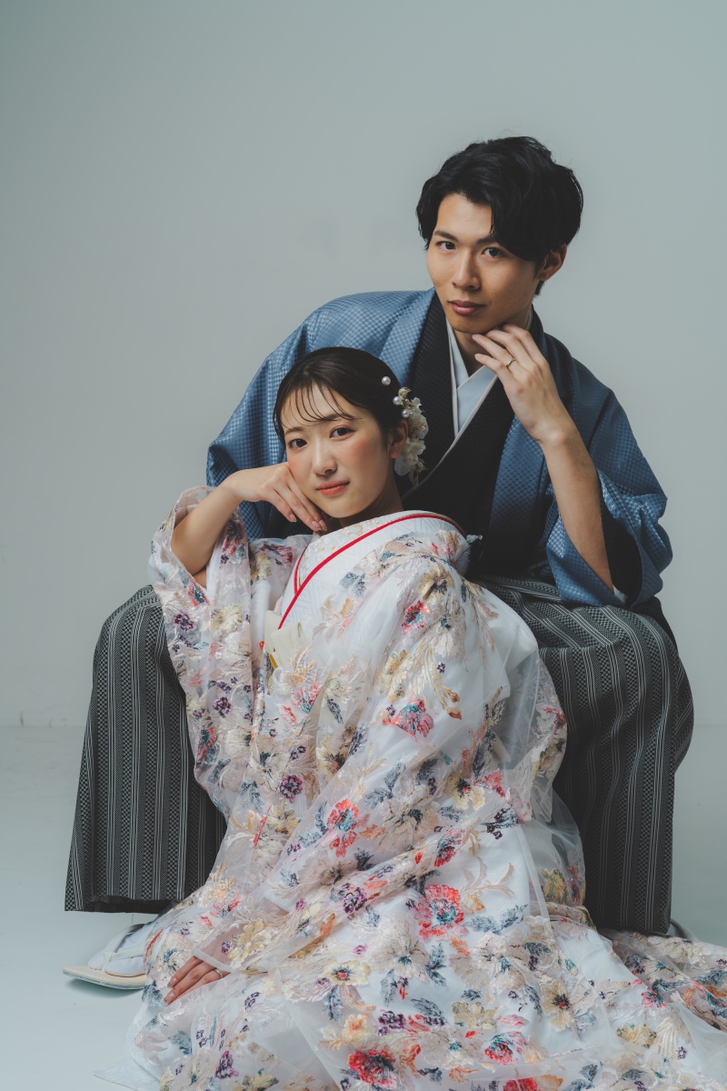個性溢れる和装のお写真の紹介